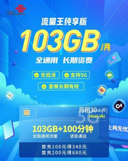 联通卡哪个流量多资费低？性价比最高的套餐推荐-第1张图片-卡世界
