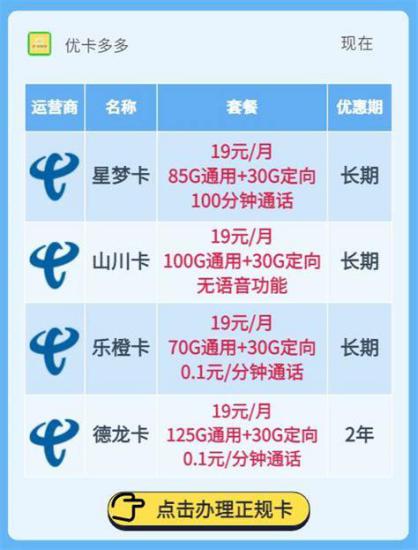 电信19元280个g哪个卡好用吗？全面解析与推荐-第1张图片-卡世界