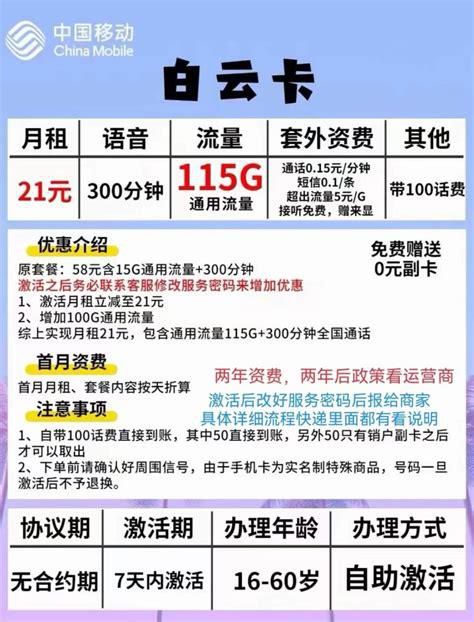 移动最划算套餐2025-第2张图片-卡世界