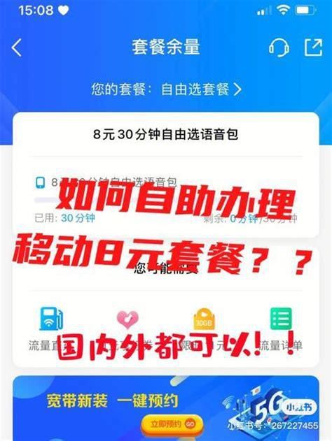 移动最低套餐8元怎么办理不给办-第1张图片-卡世界