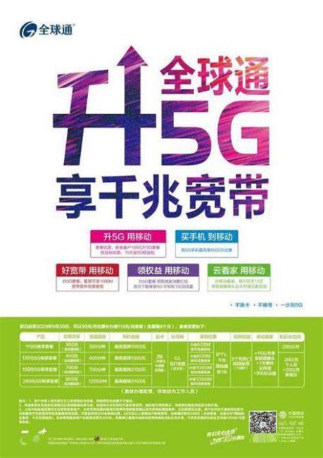 全球通4g套餐与5g套餐区别-第1张图片-卡世界