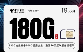 电信沧稳卡【两年19元180G】