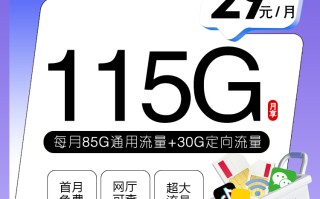 浙江移动专用卡29元享115G