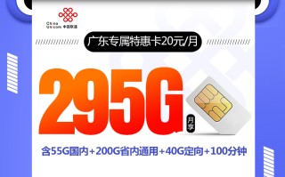 广东专属特惠卡【20元295G+会员权益】