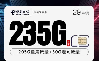 电信飞泉卡29元235G+100分钟套餐优惠详情