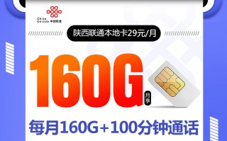 陕西联通本地卡【仅发陕西，在线选号】